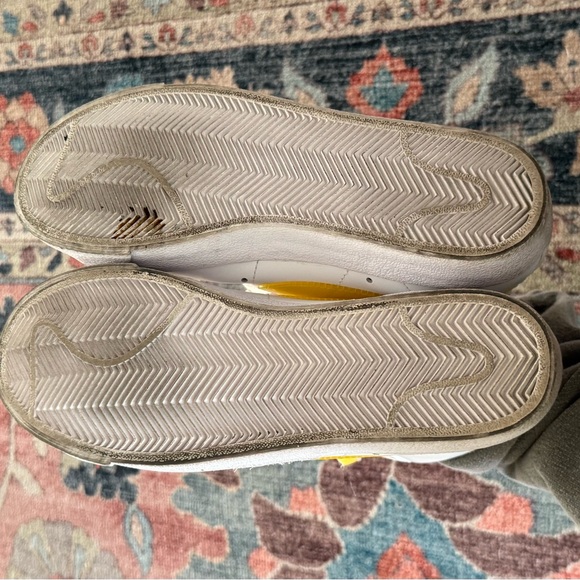 Nike Blazer Mid ‘77 Vintage Optic Yellow Swoosh High-Top Sneakers size 7 - Picture 7 of 7